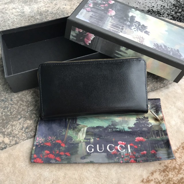 Gucci經典款錢夾錢包 621889 古馳1955馬銜扣全拉鏈錢包 Gucci女士長錢包  gqy3717